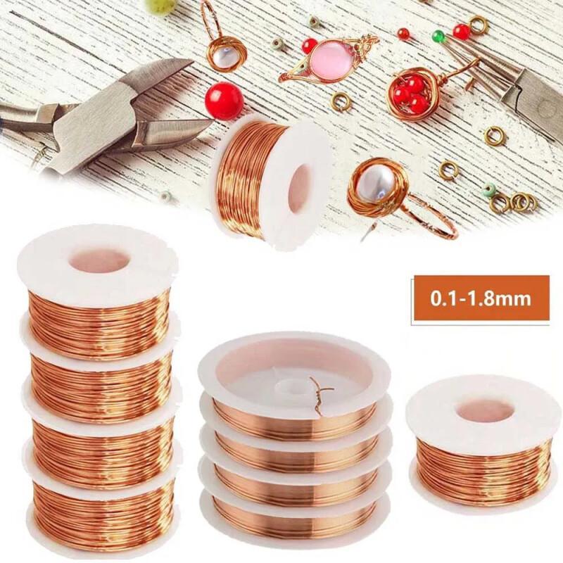 Copper Wire Roll - 10 m blanker Kupferdraht, reiner Kupferdraht,
