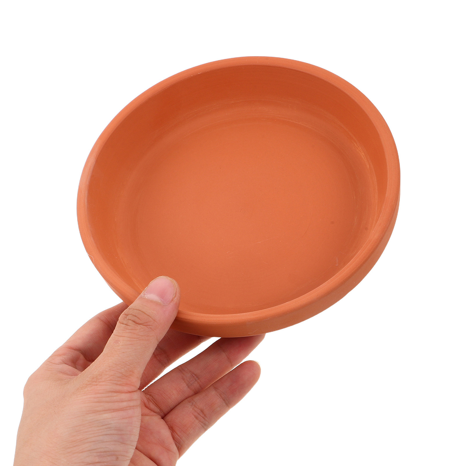 Drip Tray Saucer - 12 Stück Pflanzentopfuntersetzer 11 cm, Terrakotta-Abtropfschalen,
