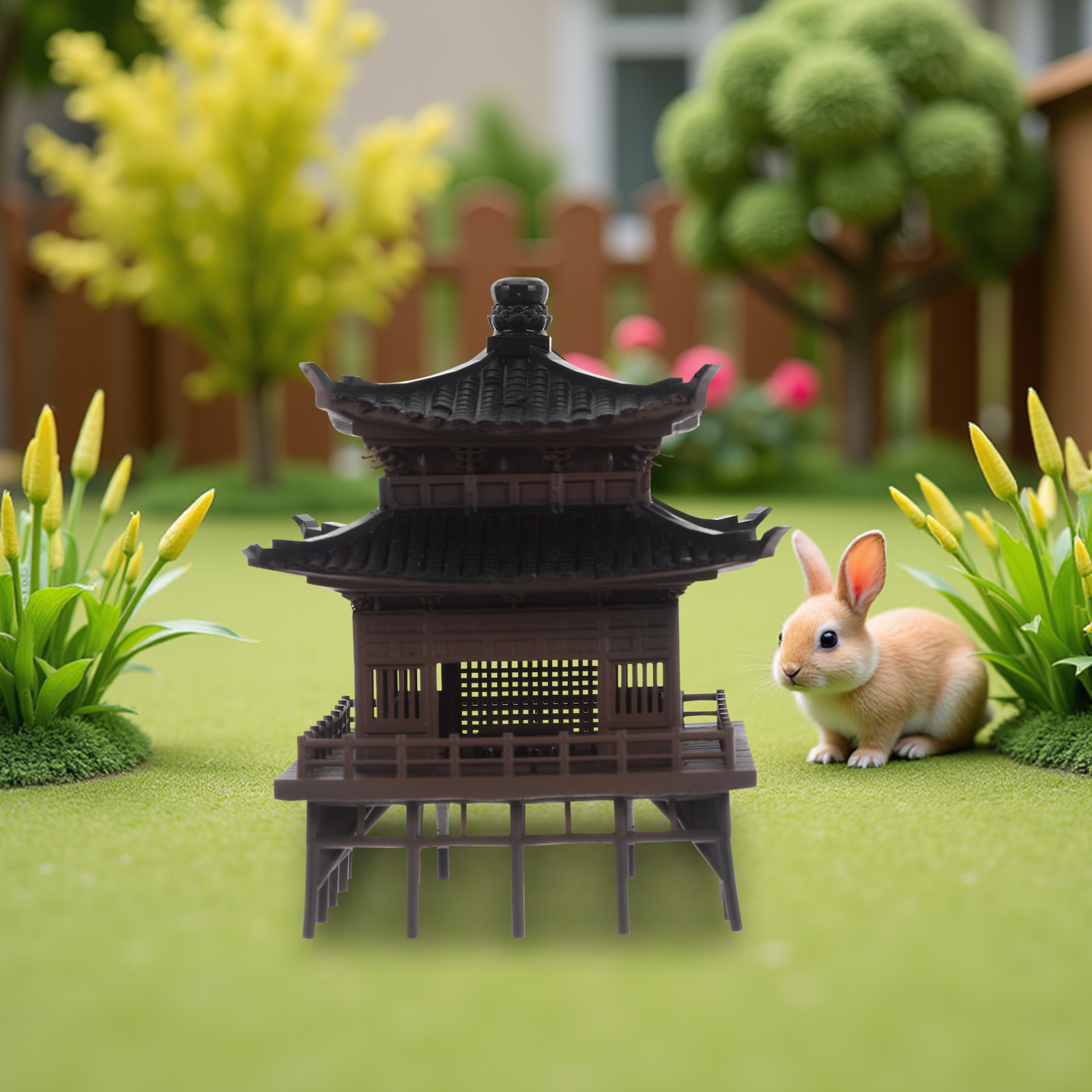 Miniatur-Chinesischer Pavillon – Bonsai Garden Landscape Design Bewertung und Preis