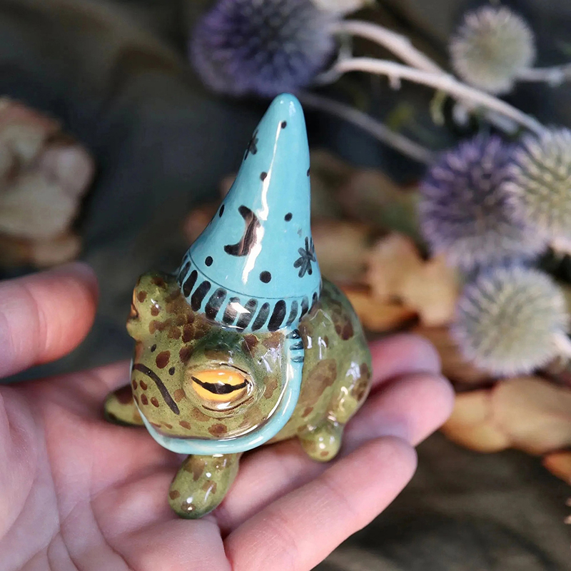 Niedliche Frosch-Statuen für d – Bonsai Garden Art Bewertung und Preis