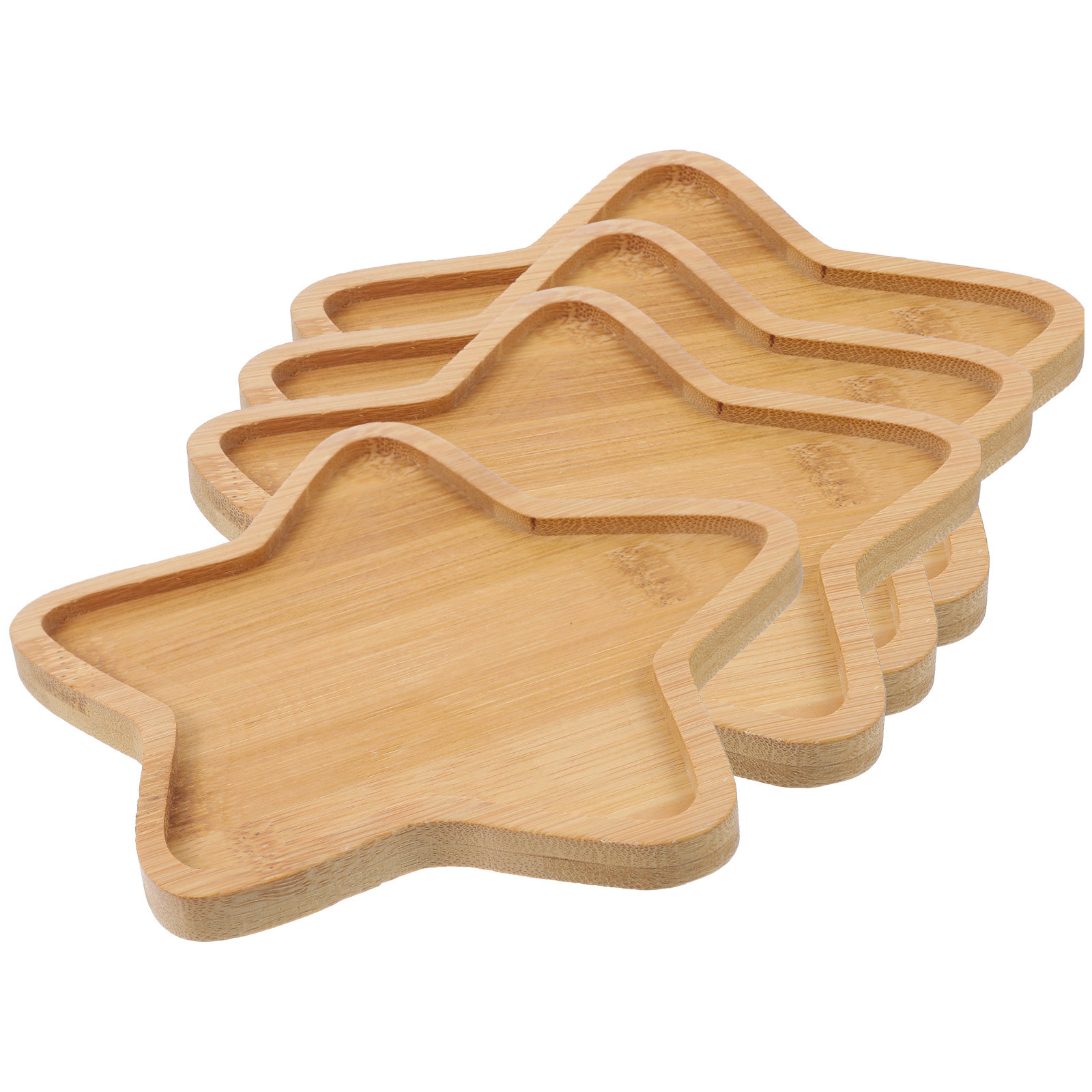 4 Stück Bambus-Blumentopf-Unte – Drip Tray Saucer Bewertung und Preis